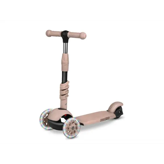 Ricokids Todi dječji tricikl bež – višenamjenski tricikl s roditeljskom ručkom,