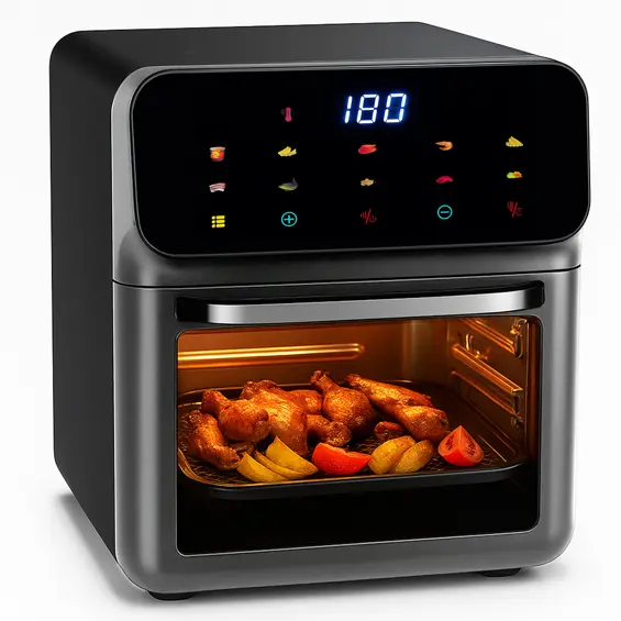 RTO ER762 Friteza na Vrući Zrak 8,5 L – 12 Programa, 1350 W