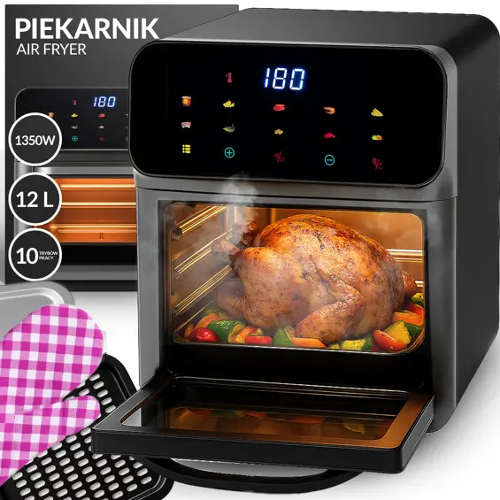 RTO ER762 Friteza na Vrući Zrak 8,5 L – 12 Programa, 1350 W