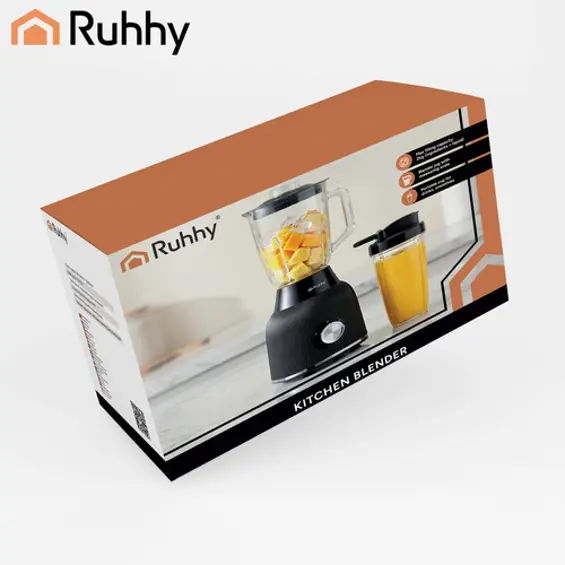 Ruhhy 19425 stolni blender 1200 W s vrčem – snažni blender za smoothie, voće i povrće