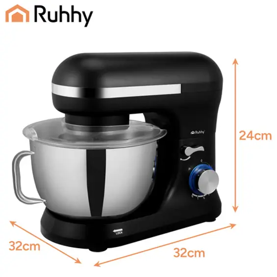 Ruhhy Planetarni Mikser 1000 W – Posuda 4,5 L, 8 Brzina + PULSE, Set za Dekoriranje