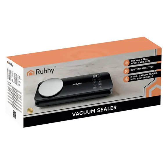 RUHHY vakuumirka za hranu sa vagom 2u1 – 120W, 80 kPa