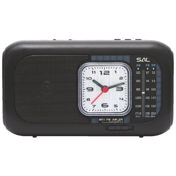 SAL Radio prijemnik sa solarnim napajanjem, FM-AM-SW, Bluetooth - RPH3