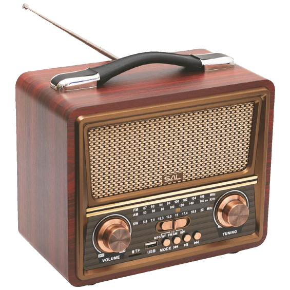 SAL Retro radio + BT bežični zvučnik, FM, MP3, USB/microSD - RRT22