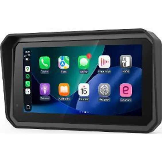 Sencor SCT MC600BW 6" multimedijski zaslon za motocikl – Wireless CarPlay, Android Auto,