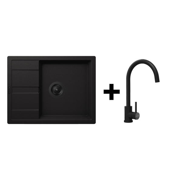 Set Schock Manhattan D-100 nero + slavina Prima crna + gratis posuda i crni pri.