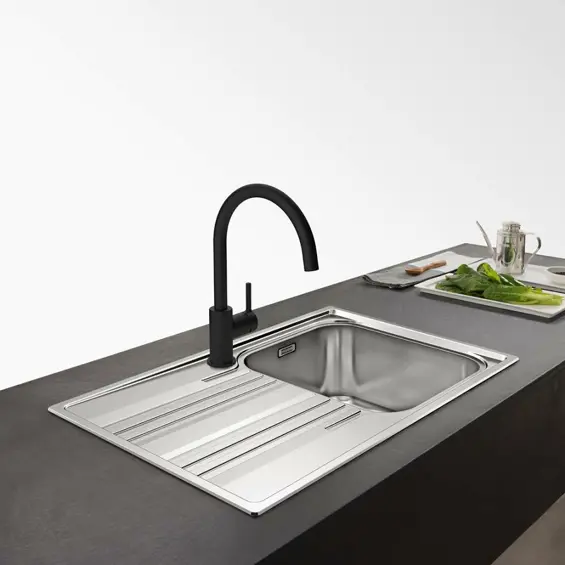 Slavina Franke Lina-XL VT mat crna 115.0626.019