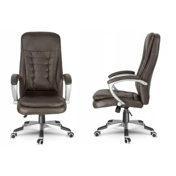 Sofotel 322-Uredska stolica tamno smeđa – ergonomska okretna stolica do 120 kg