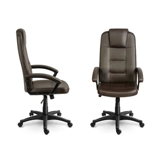 Sofotel 402C-DARK-BROWN ergonomska uredska stolica od eko kože – tamnosmeđa