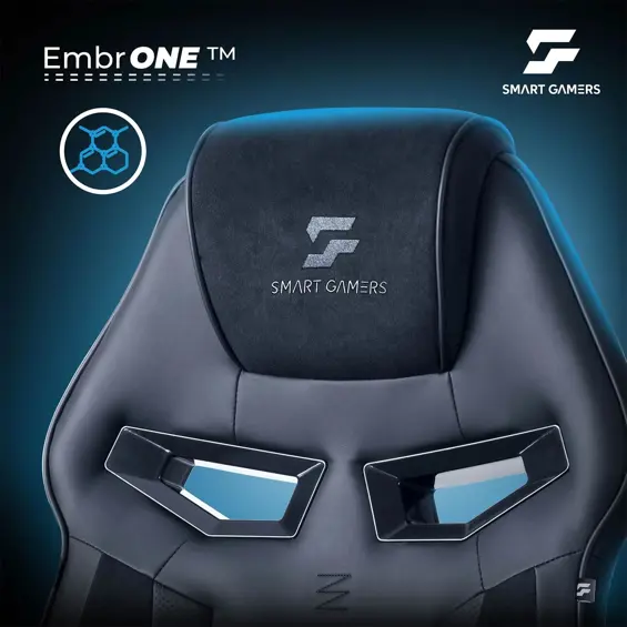 SOFOTEL Furon 242800 – Ergonomska gaming stolica s funkcijom ljuljanja, podesivom visinom, lumbalnim jastukom, nosivost 120 kg, crna