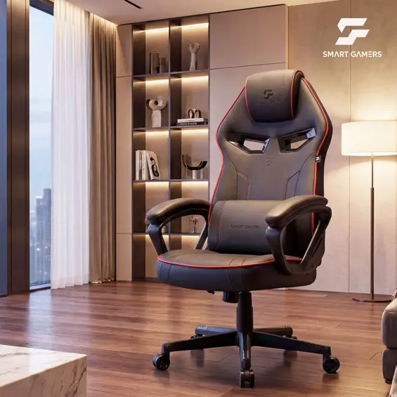 Sofotel Furon 242801 gaming stolica s lumbalnim jastukom – crveno-crna