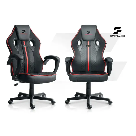 Sofotel Master 242701 gaming stolica s funkcijom ljuljanja – crveno-crna