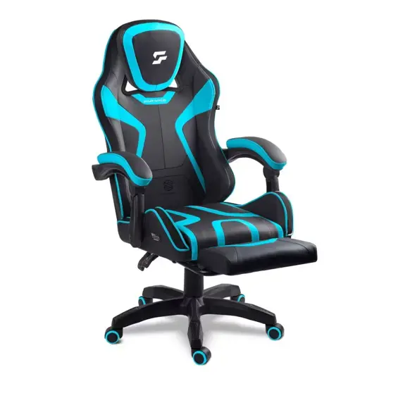 Sofotel Specter 242902 gaming stolica s osloncem za noge – crno-plava
