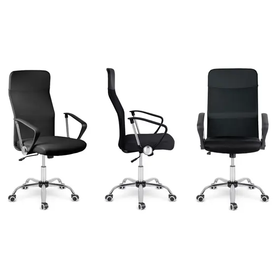 Sofotel Tamar 2465 ergonomska uredska stolica od mikromreže – crna