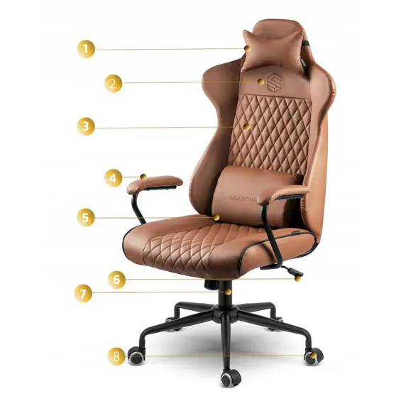 Sofotel Werona 2582 ergonomska uredska stolica smeđa