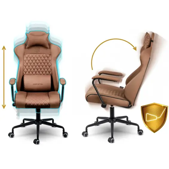 Sofotel Werona 2582 ergonomska uredska stolica smeđa