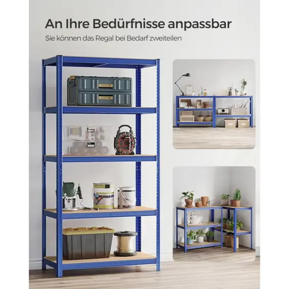 Songmics GLR050Q01 – 5-slojni metalni regal