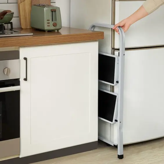 SONGMICS GSL12WT – 2-slojna sklopiva ljestva