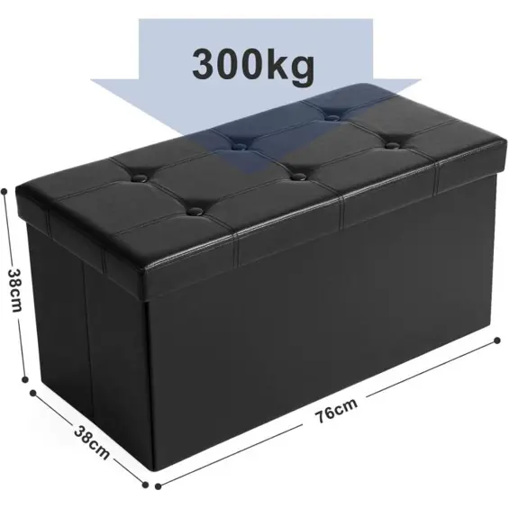 SONGMICS LSF105  sklopivi tabure / klupa s prostorom za pohranu