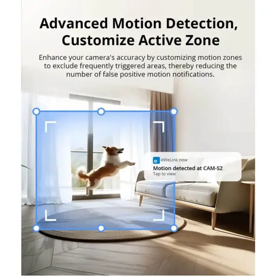 Sonoff CAM‑S2 – Pametna Wi‑Fi IP kamera Full HD