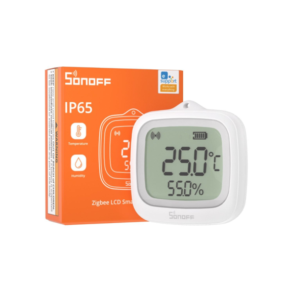 SONOFF SNZB-02WD – ZigBee 3.0 senzor temperature i vlage s LCD zaslonom