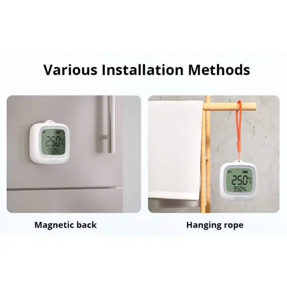 SONOFF SNZB-02WD – ZigBee 3.0 senzor temperature i vlage s LCD zaslonom