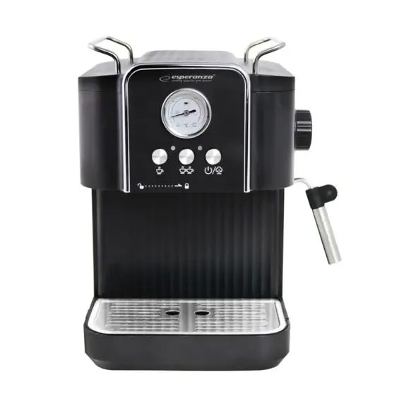 speranza EXCELSA Aparat za Espresso Kavu – 20 bara, 850 W, Spremnik 1,8 L i Pjenjač Mlijeka
