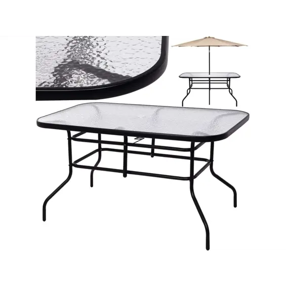 Springos GF0080- vrtni stol 120x70x70 cm – idealan za balkon, vrt i blagovanje na otvorenom