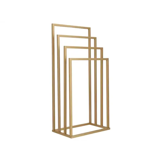 Springos HG0071 | Stalak za ručnike 94 × 45 × 29 cm – čelični okvir s protukliznim kapicama