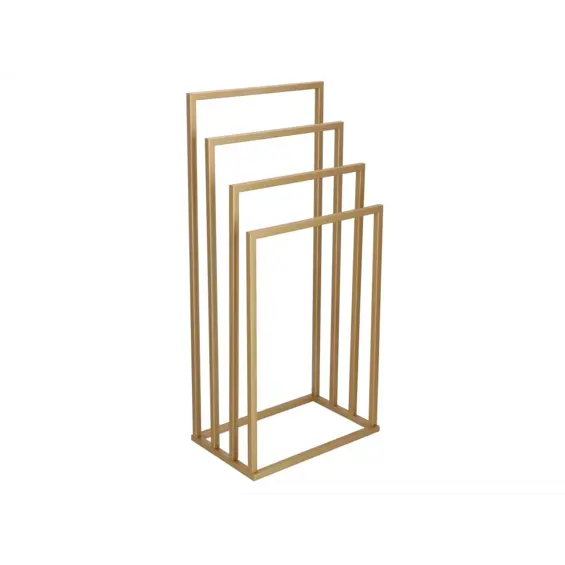 Springos HG0071 | Stalak za ručnike 94 × 45 × 29 cm – čelični okvir s protukliznim kapicama