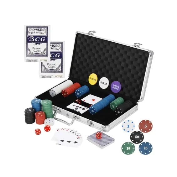 Springos KG0022 poker set s čipovima i kartama