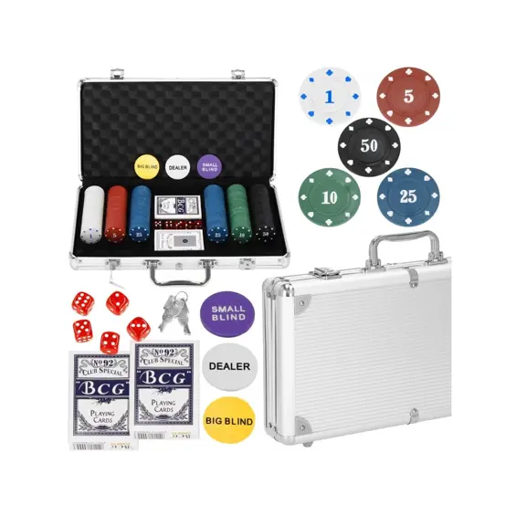Springos KG0022 poker set s čipovima i kartama