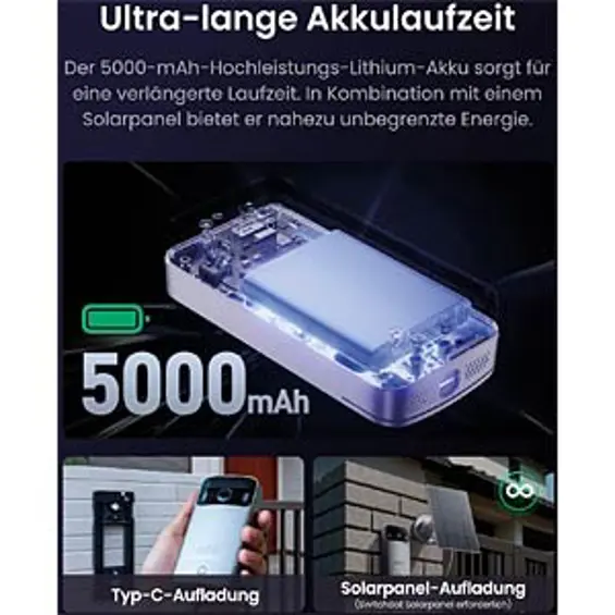 SwitchBot W6702001 pametno video zvono s unutarnjim monitorom 2K