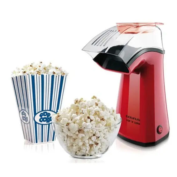 Taurus Pop'N'Corn 968375000 – Aparat za kokice 1100 W, priprema bez ulja, crveni
