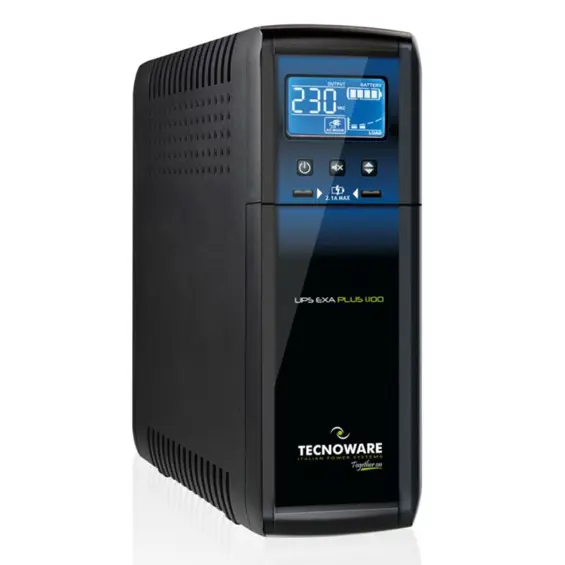 Tecnoware UPS EXA PLUS 1100 VA/770 W | Line Interactive, Sinewave, AVR, 8 IEC utičnica