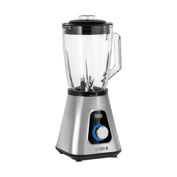Teesa EASY EXPERT GO TSA3549 Stolni Blender – 1300 W, Staklena Posuda 1,5 L, Putna Boca 600 ml