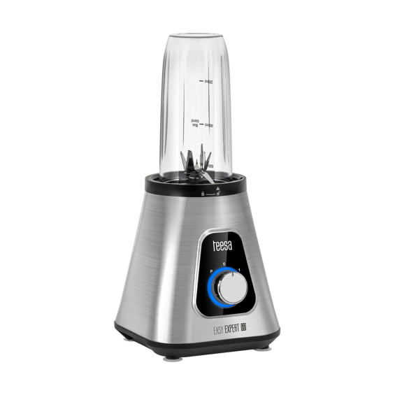 Teesa EASY EXPERT GO TSA3549 Stolni Blender – 1300 W, Staklena Posuda 1,5 L, Putna Boca 600 ml