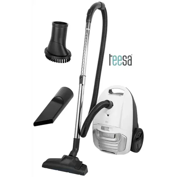 TEESA ECO WHITE 700 Usisavač s Vrećicom – 700 W, HEPA H12, 3 L