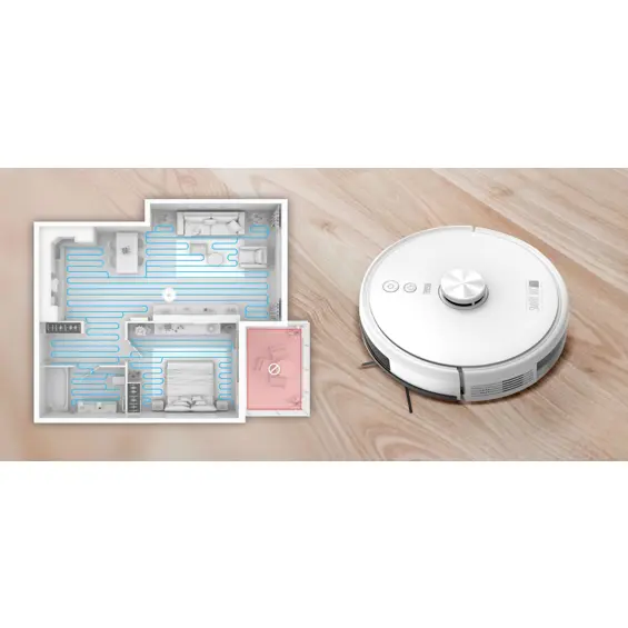 TEESA SMART VAC PRO Robotski Usisavač s Mopom – 3000 Pa, Laserska Navigacija, Wi-Fi