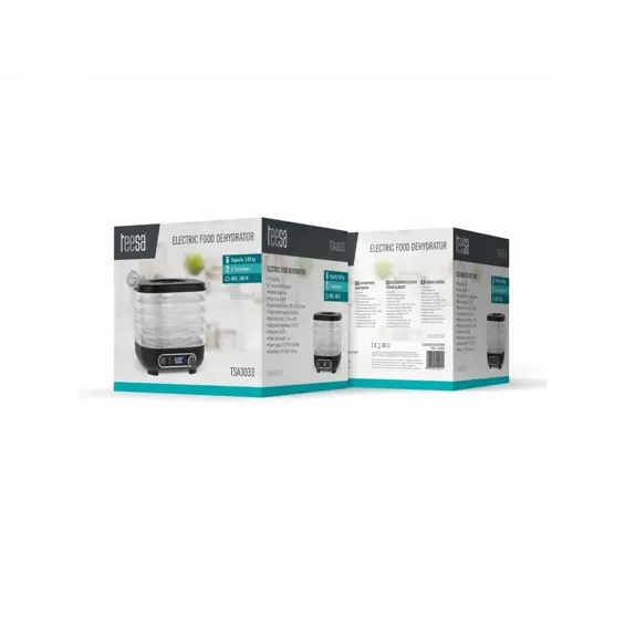 Teesa sušilica za hranu 300W | 5 rešetki, LCD, termička cirkulacija