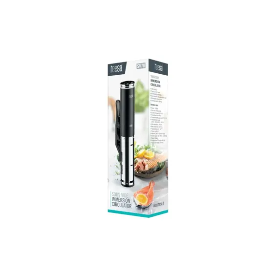 Teesa SV70 -Sous Vide1200W - LED Indikator, IPX7, 8L/min, 20-95°C, 99h Timer