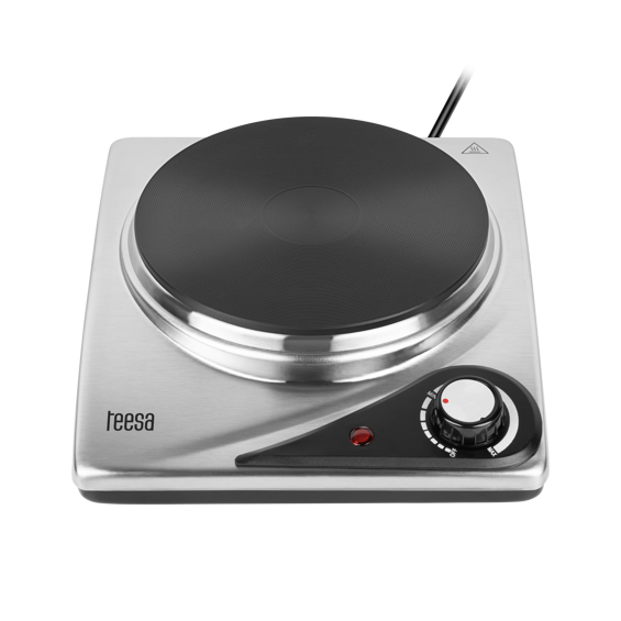 TEESA TSA0202 prijenosno električno kuhalo 1500 W – jedna ploča, termostat, Ø188 mm
