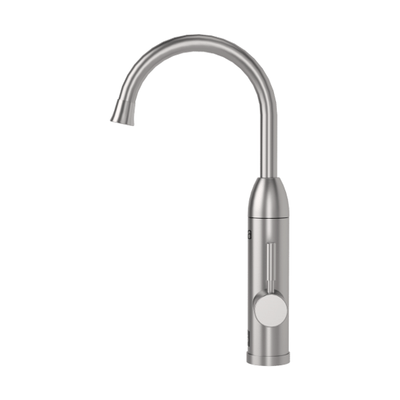 TEESA TSA4105 protočni električni grijač vode s kuhinjskom slavinom – 3500 W, LED zaslon, 360°, inox