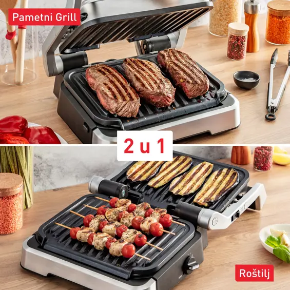 Tefal roštilj GC772D30 OptiGrill 2u1 preklopni