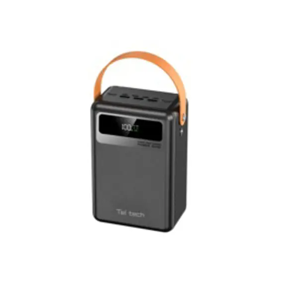 Teltech TT-PB80 power bank 80000 mAh 22,5 W crno-narančasti