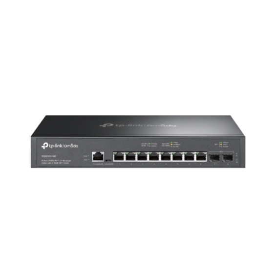 TP-Link JetStream TL-SG3210XHP-M2: 8-Port 2.5G PoE+ i 2-Port 10G SFP+ L2+ upravljani switch