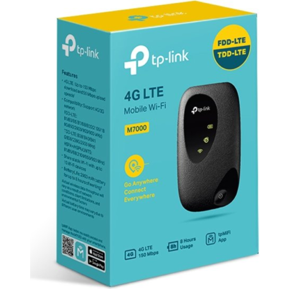 TP-Link M7000: Prijenosni 4G LTE mobilni Wi-Fi Hotspot (MiFi) s baterijom
