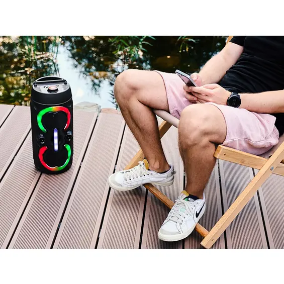 Tracer Powervox P1 TWS BT Bluetooth karaoke zvučnik 20 W, RGB – crni