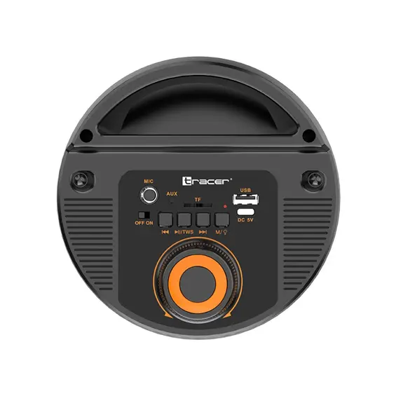 Tracer Powervox P1 TWS BT Bluetooth karaoke zvučnik 20 W, RGB – crni