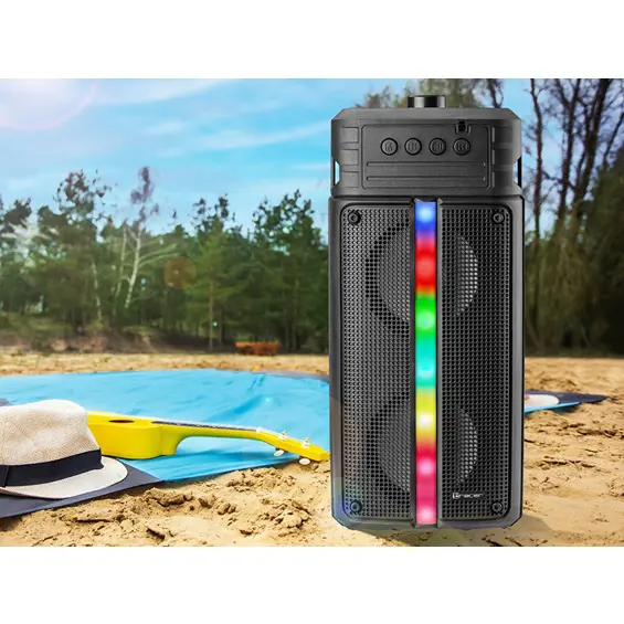 Tracer Rocket TWS BT Bluetooth karaoke zvučnik 16 W, RGB LED – crni